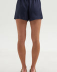Drawstring Short, Midnight