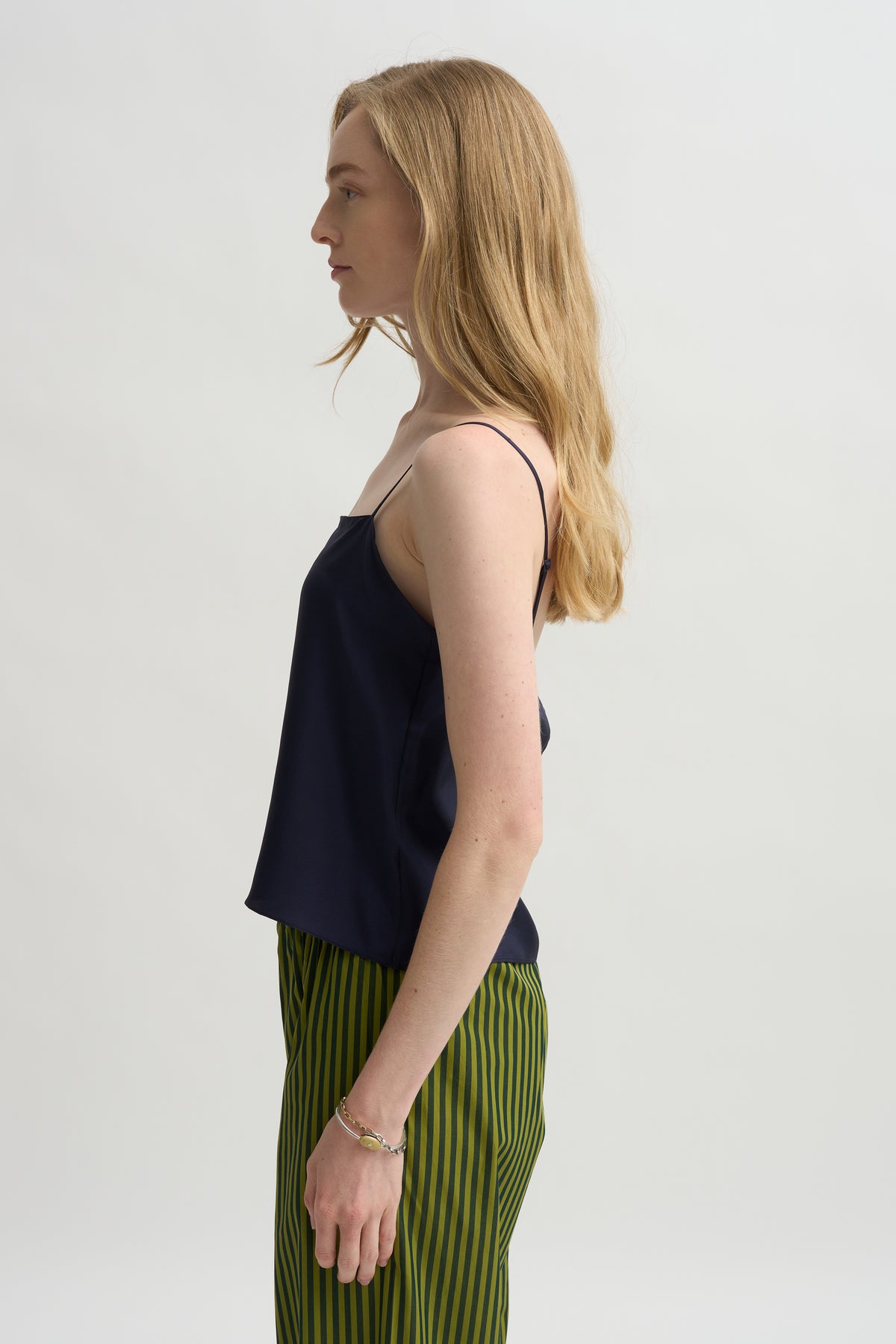 Everyday Silk Twill Camisole, Midnight