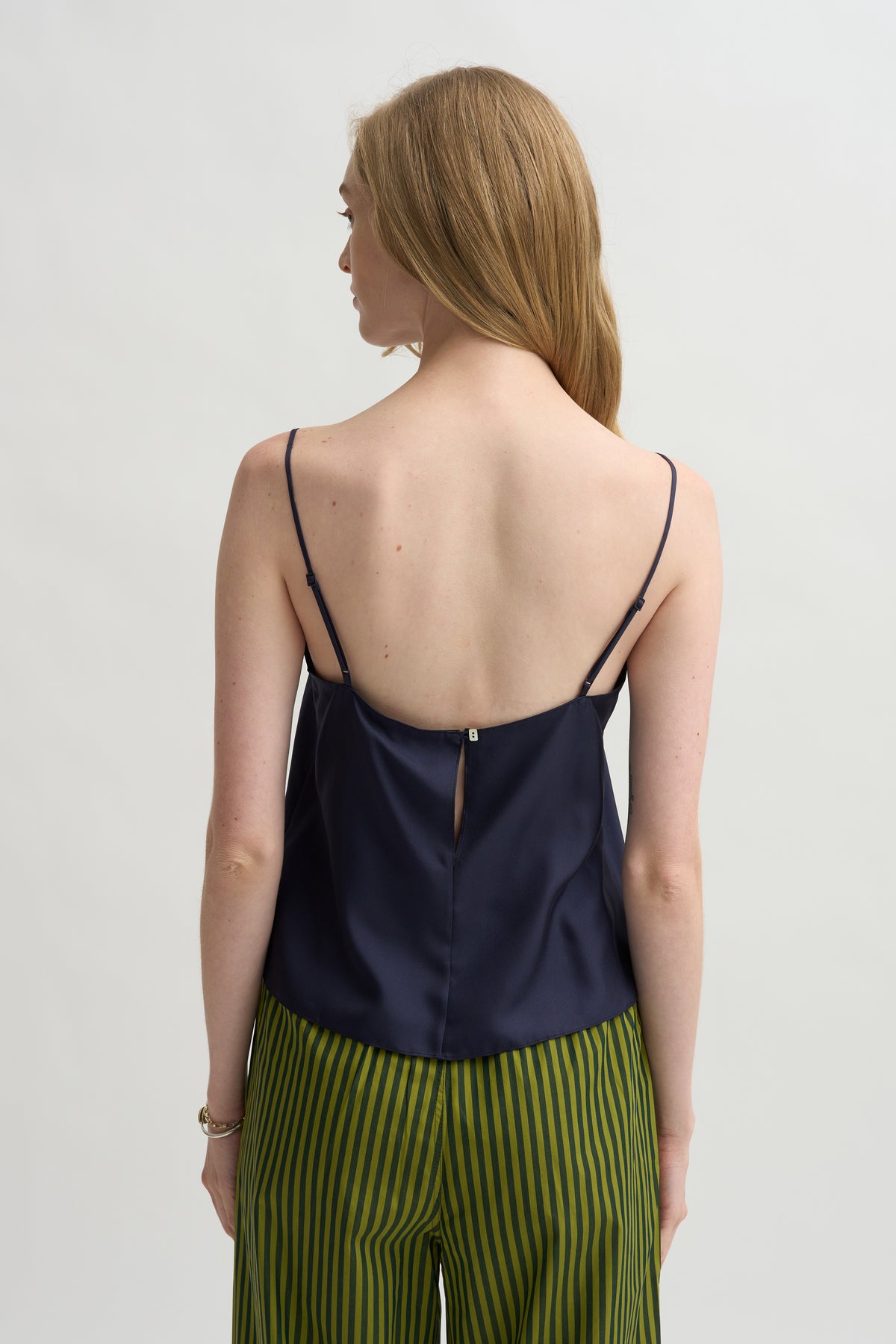 Everyday Silk Twill Camisole, Midnight