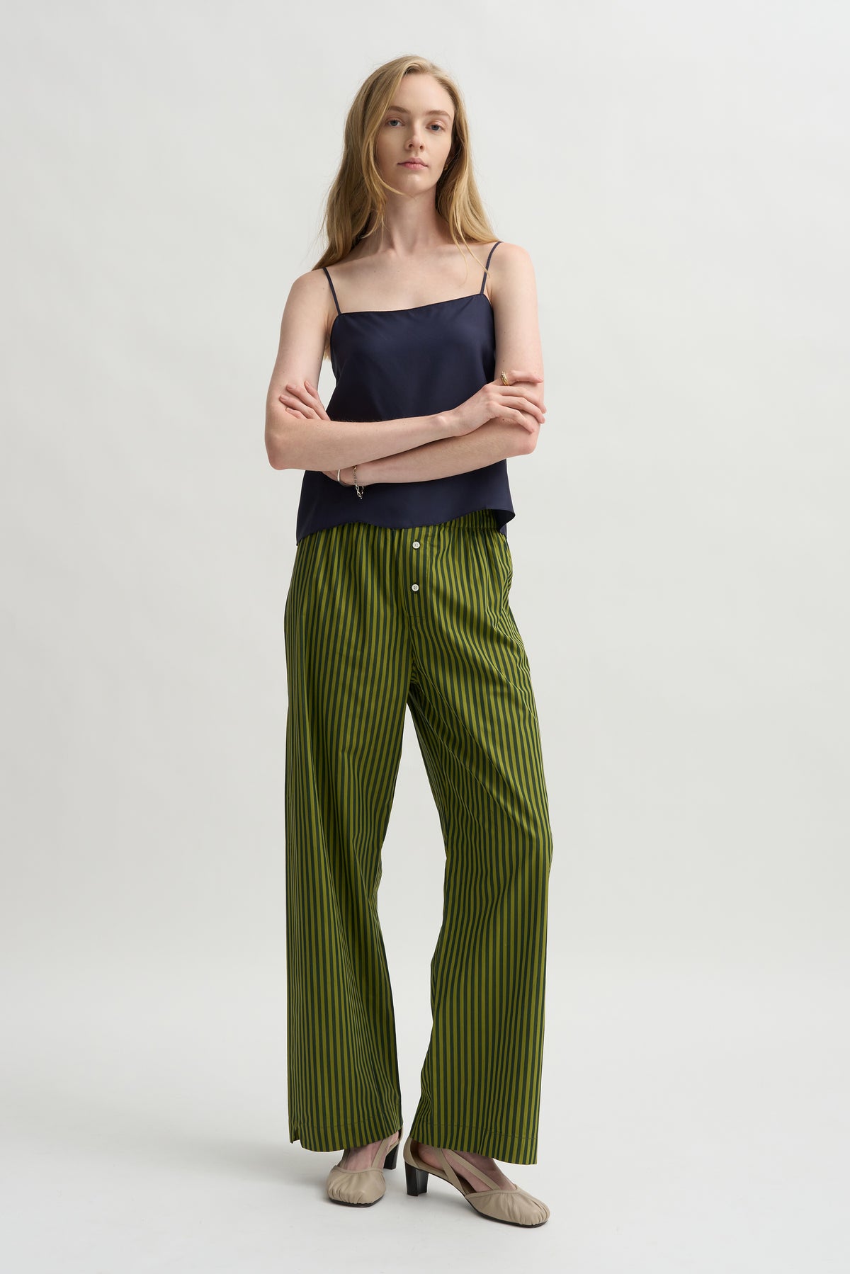 Everyday Silk Twill Camisole, Midnight