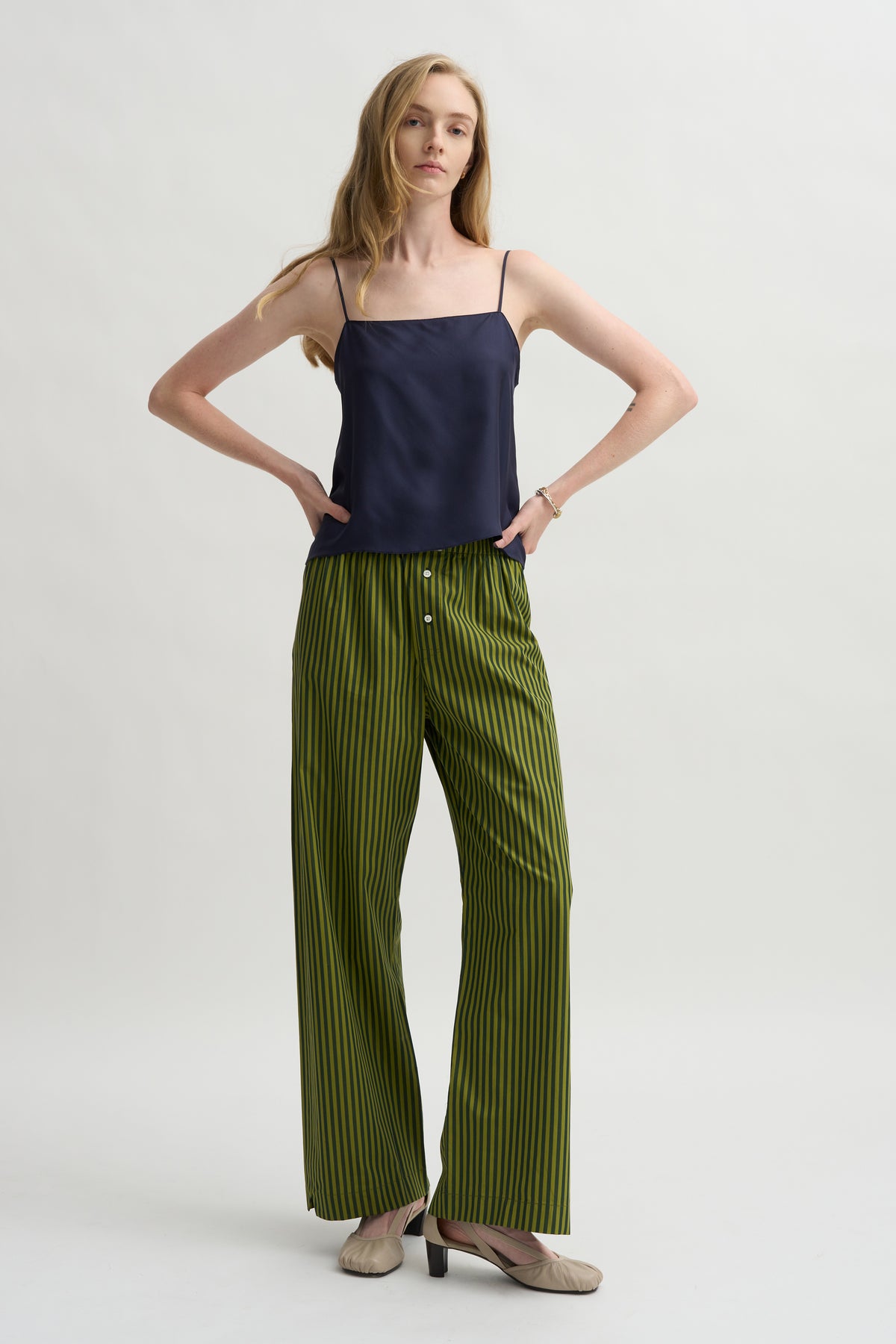 Everyday Silk Twill Camisole, Midnight