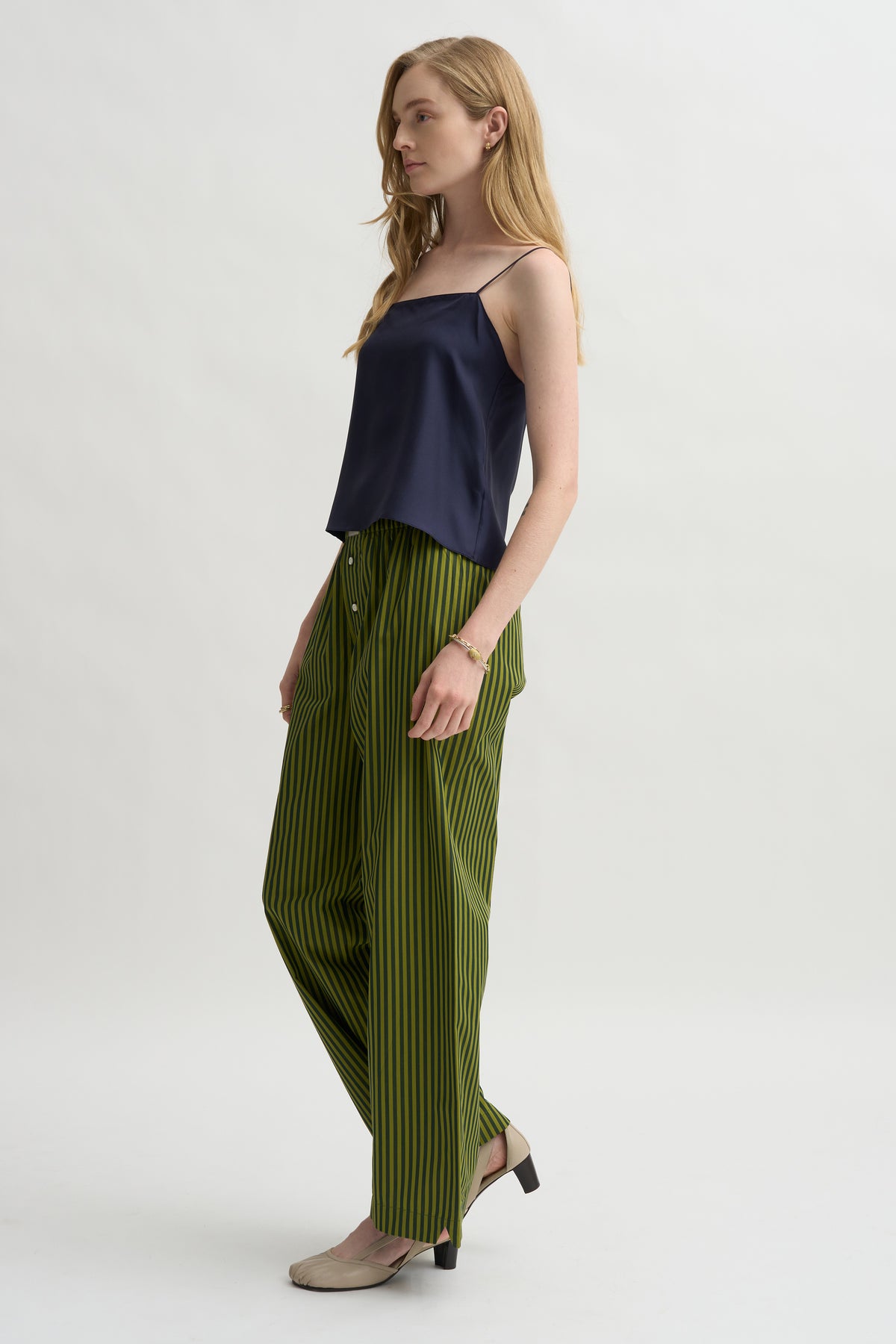 Everyday Silk Twill Camisole, Midnight