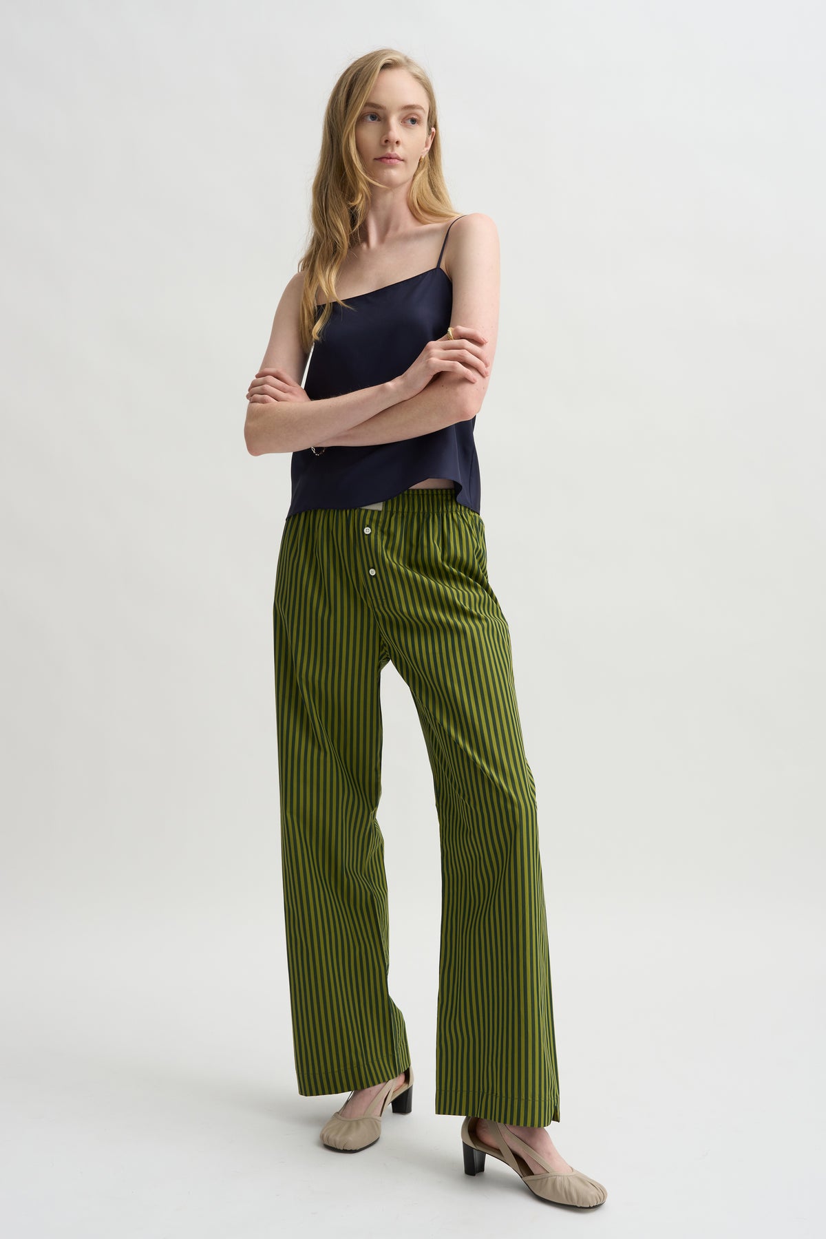 Everyday Silk Twill Camisole, Midnight