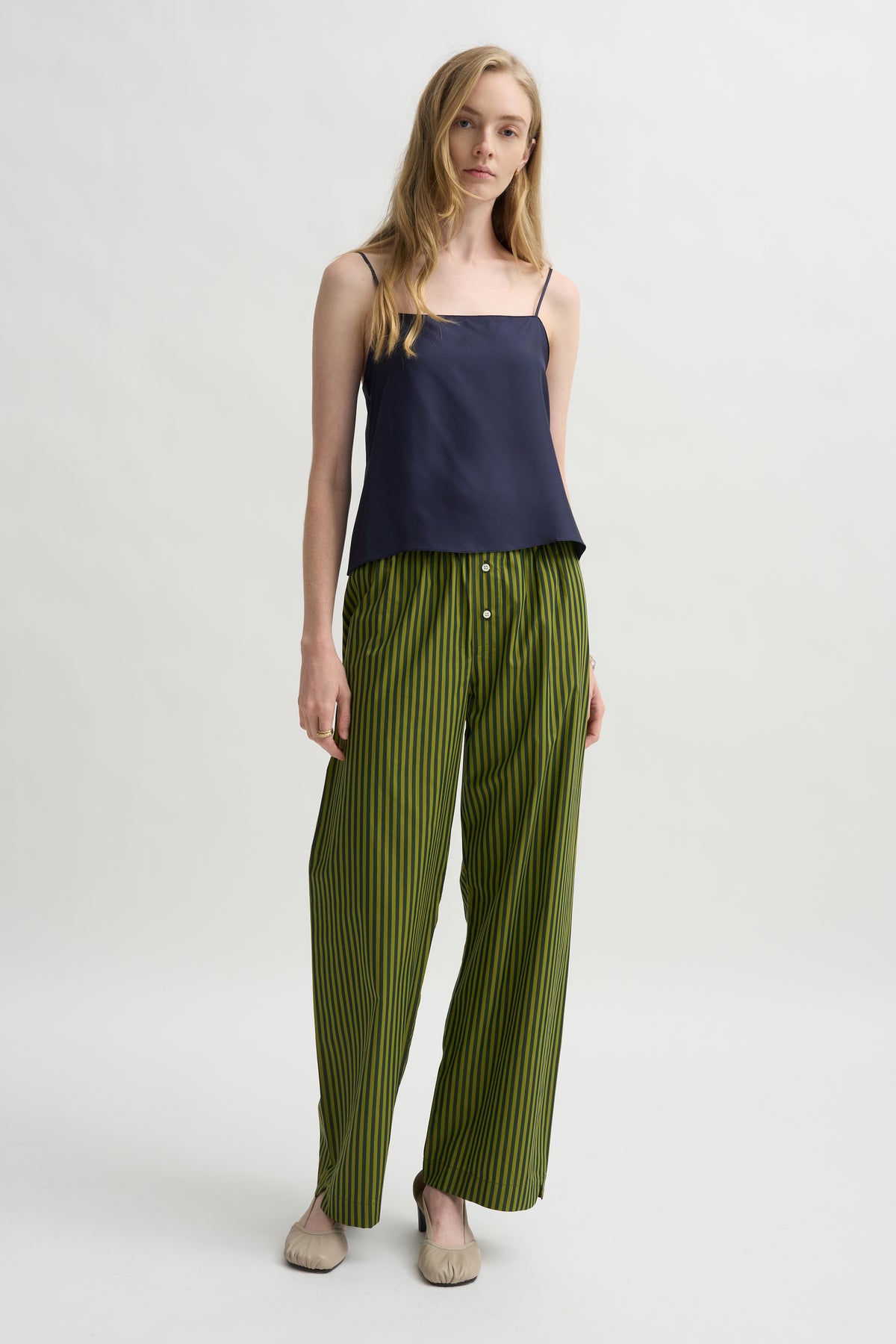Everyday Silk Twill Camisole, Midnight