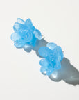 Floe - Blue Resin, Recycled Silver