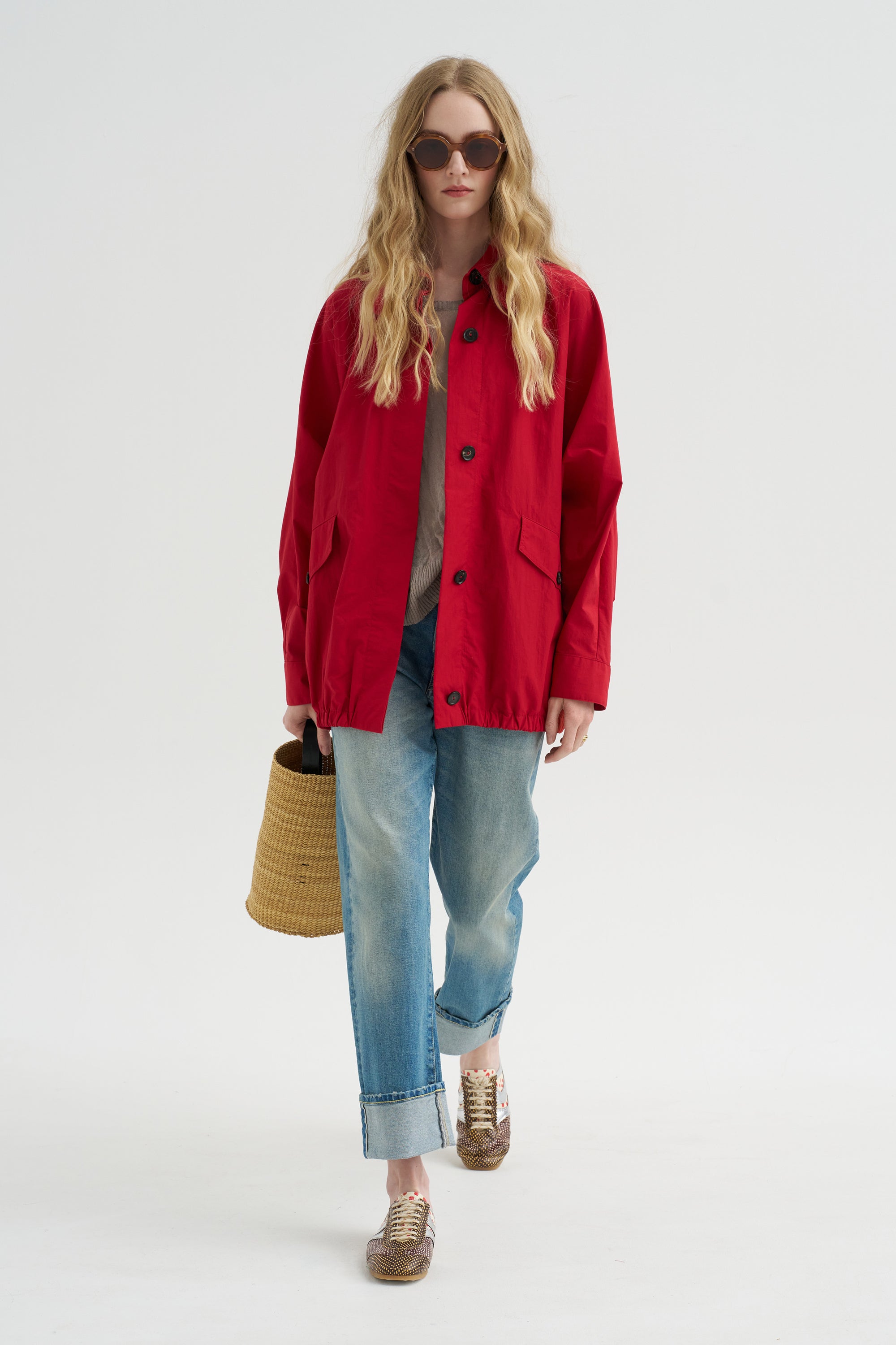 Batwing Jacket, Red