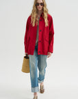 Batwing Jacket, Red