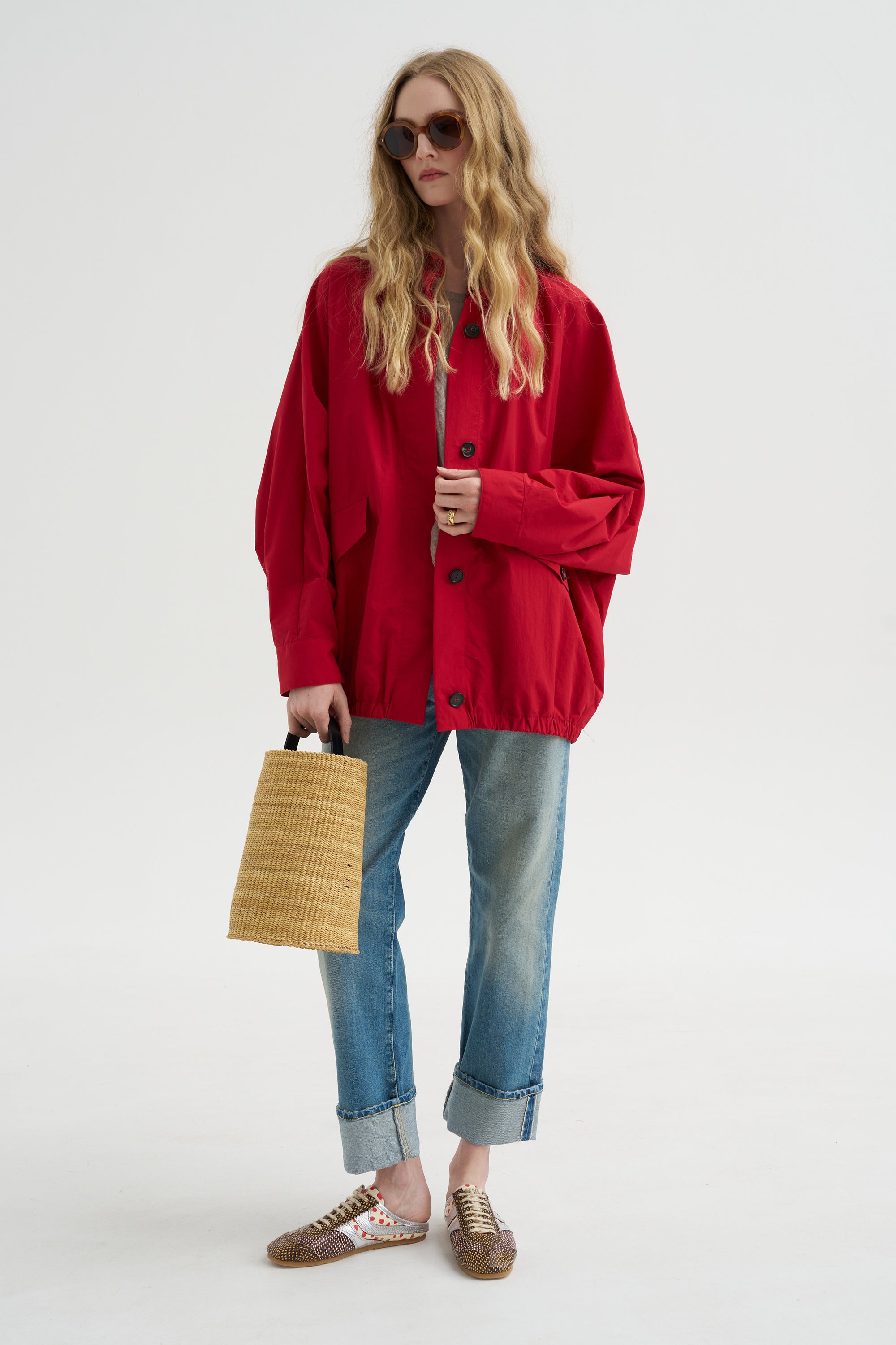 Batwing Jacket, Red
