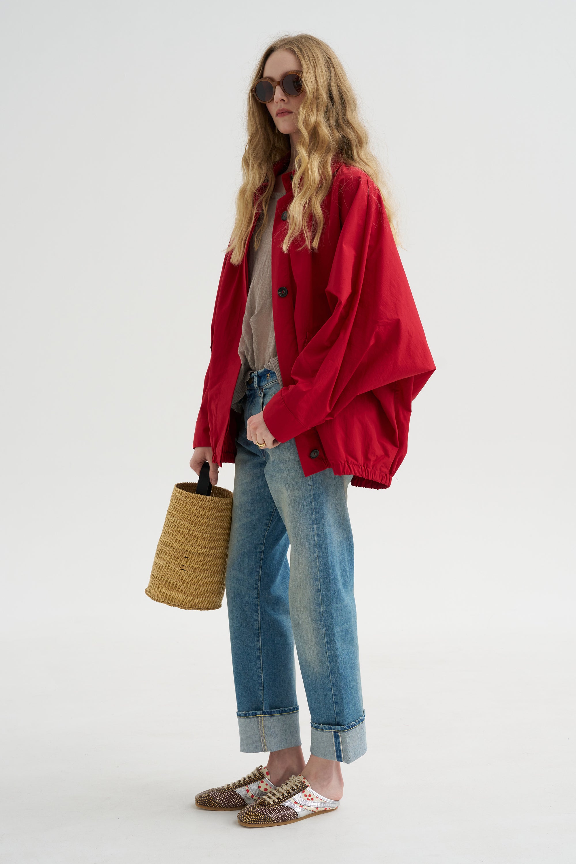 Batwing Jacket, Red