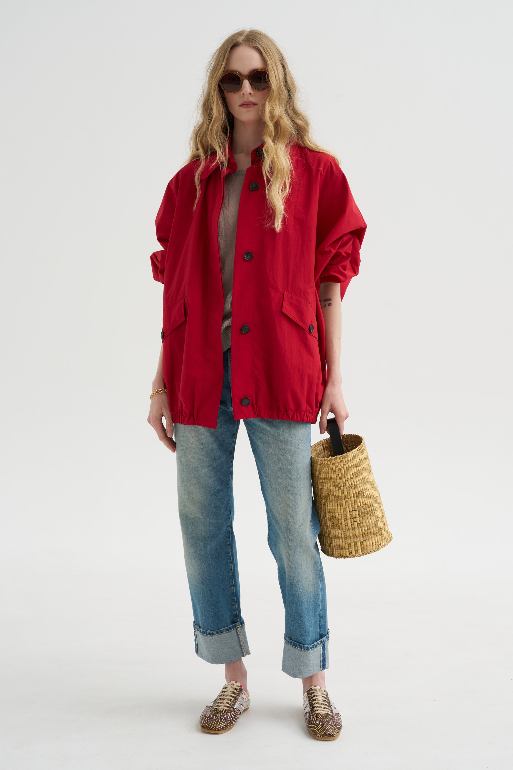 Batwing Jacket, Red