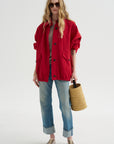 Batwing Jacket, Red