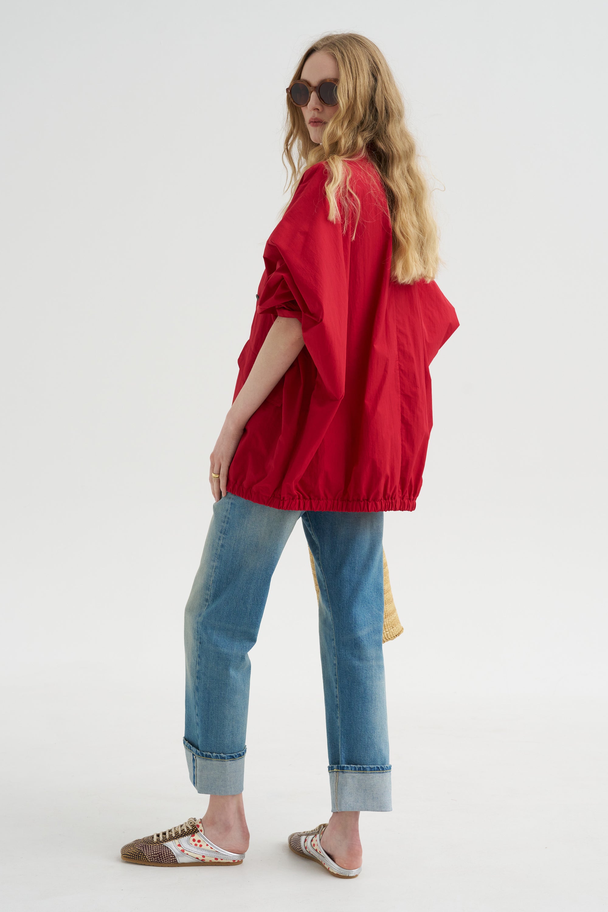 Batwing Jacket, Red