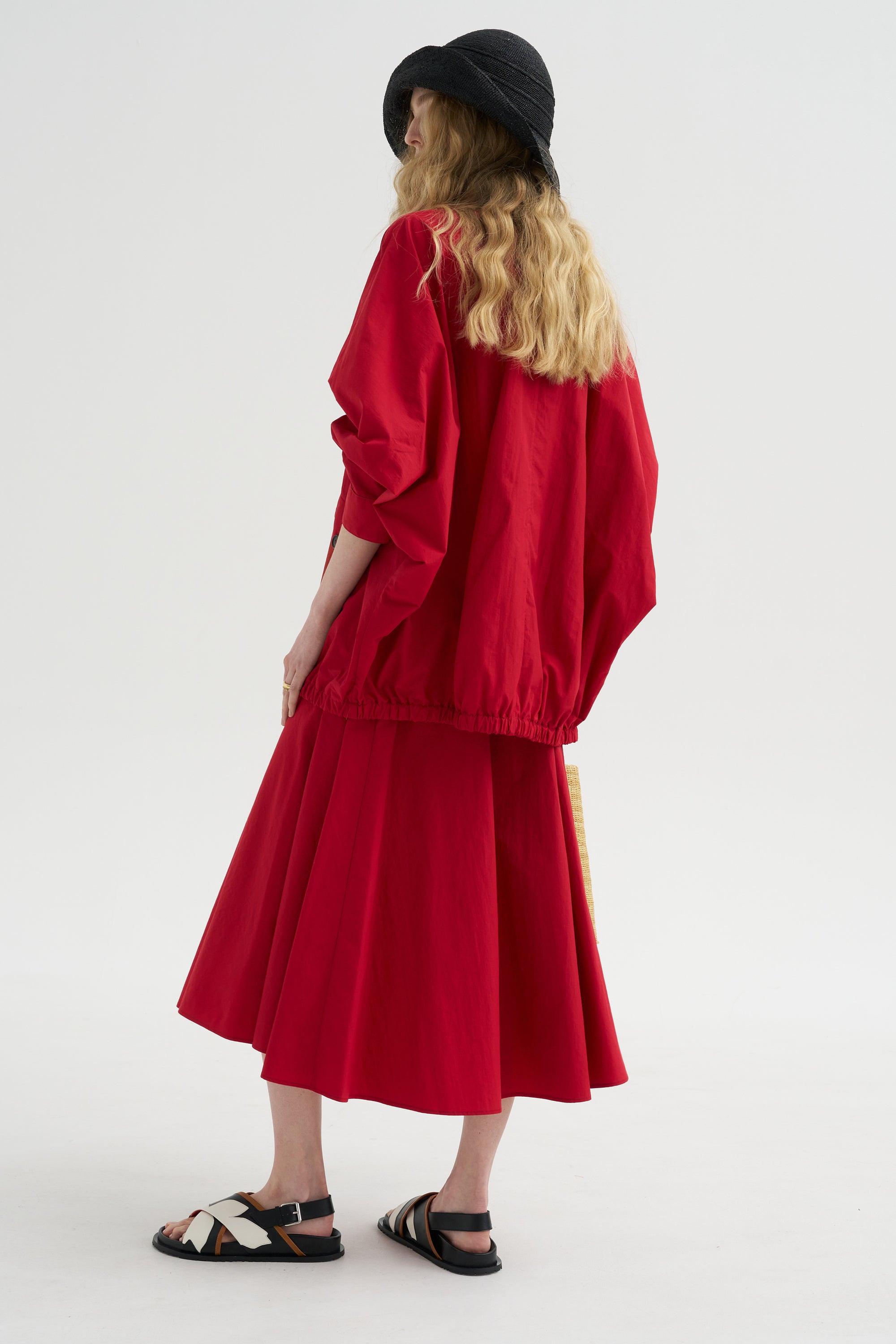 Technical Skirt, Red