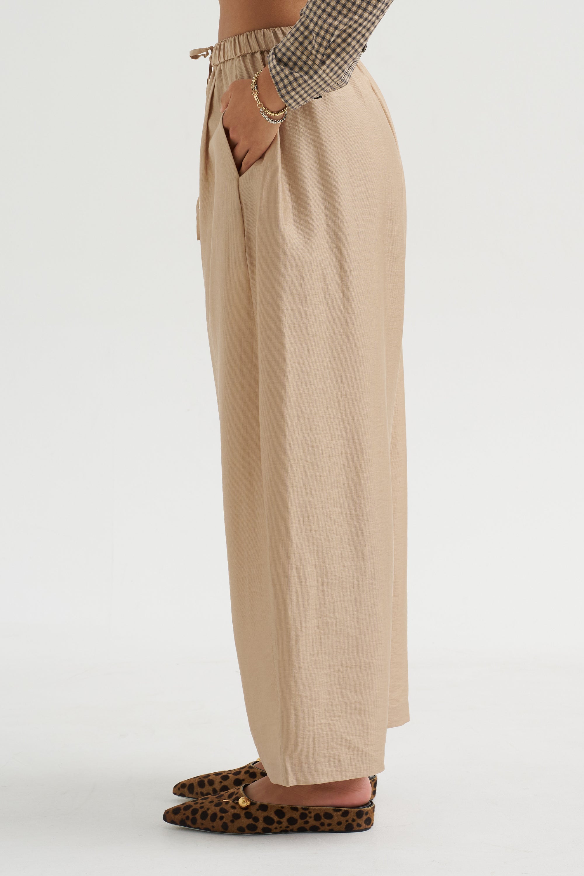 Maxi Pants, Beige