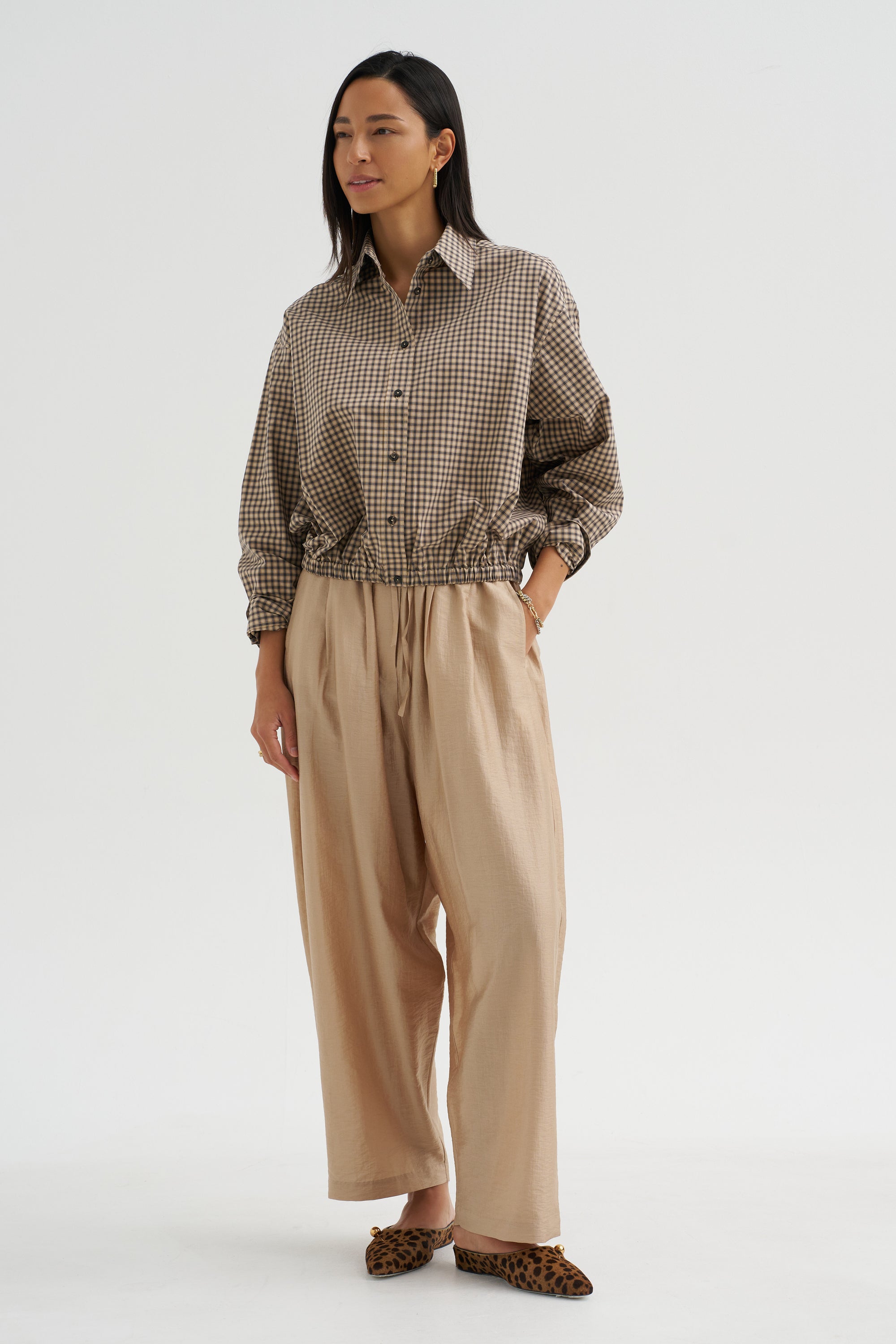 Maxi Pants, Beige