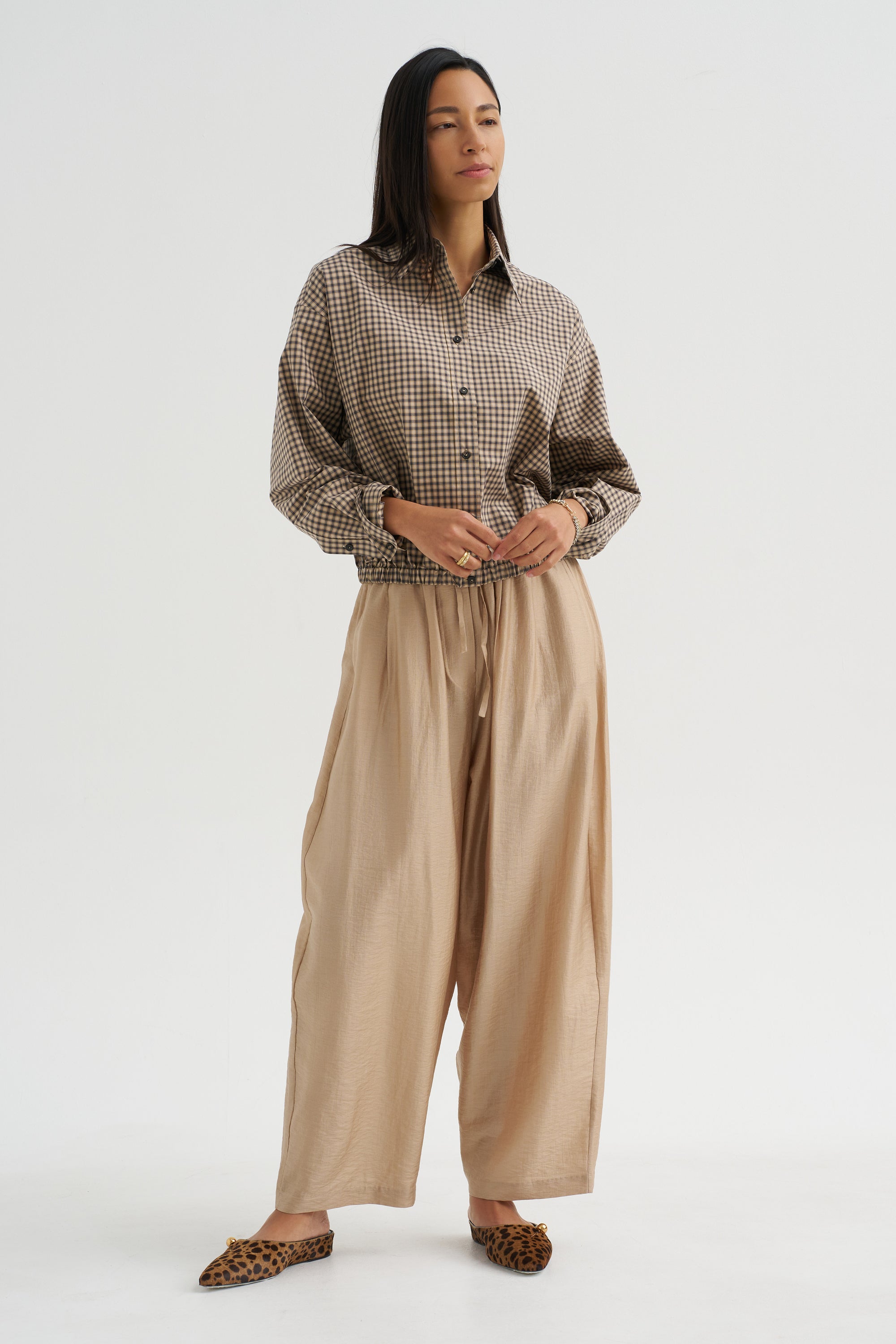 Maxi Pants, Beige