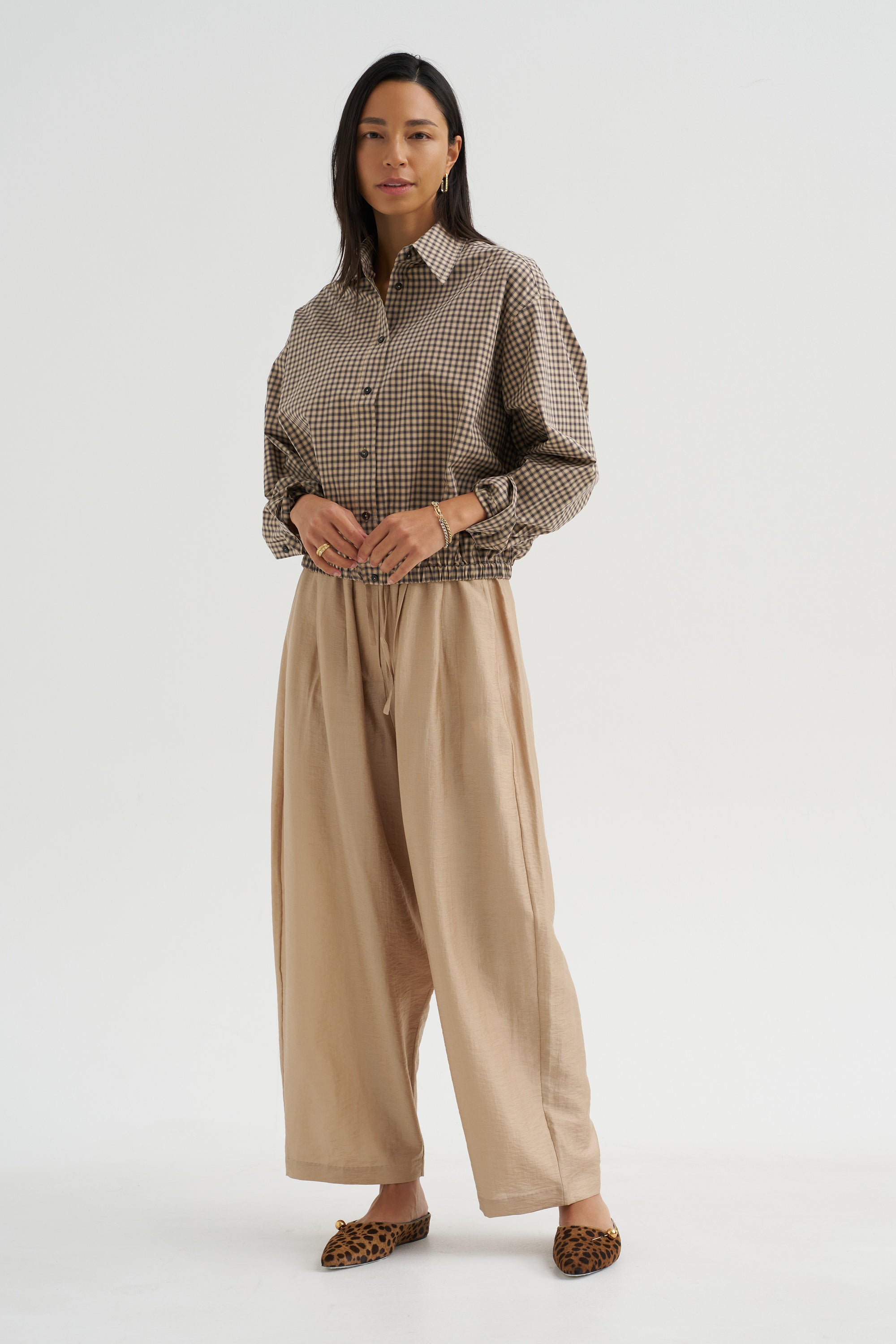 Maxi Pants, Beige
