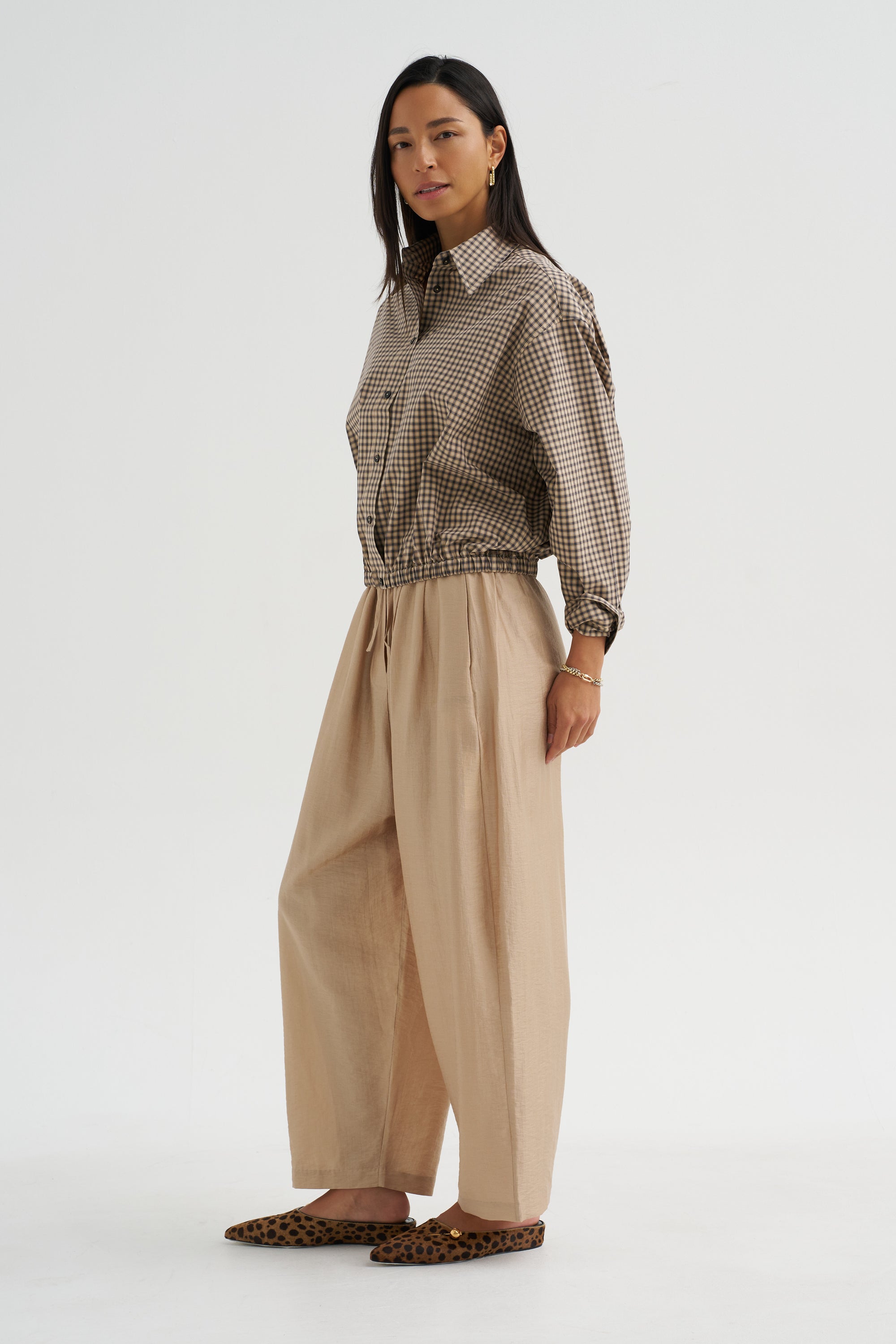 Maxi Pants, Beige