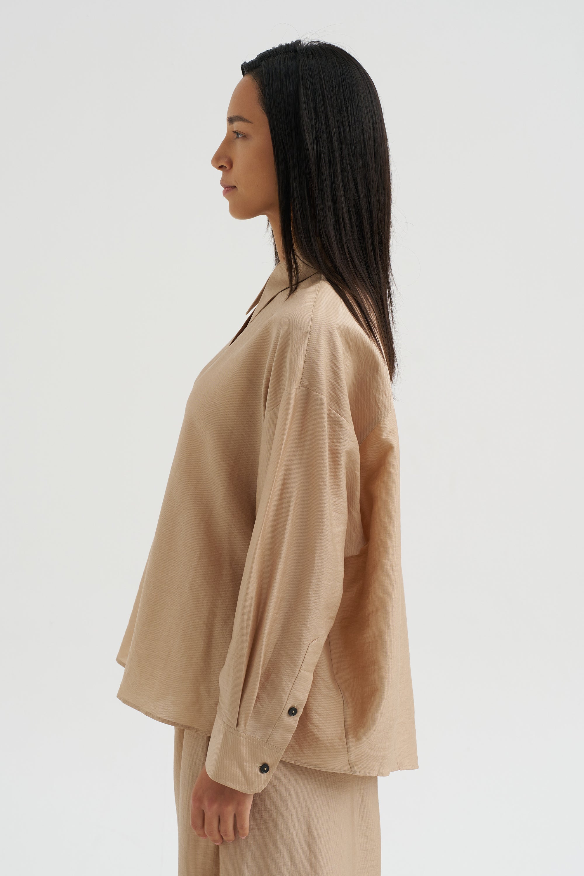 Oversized Shirt, Beige