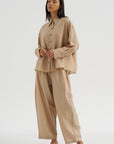 Oversized Shirt, Beige