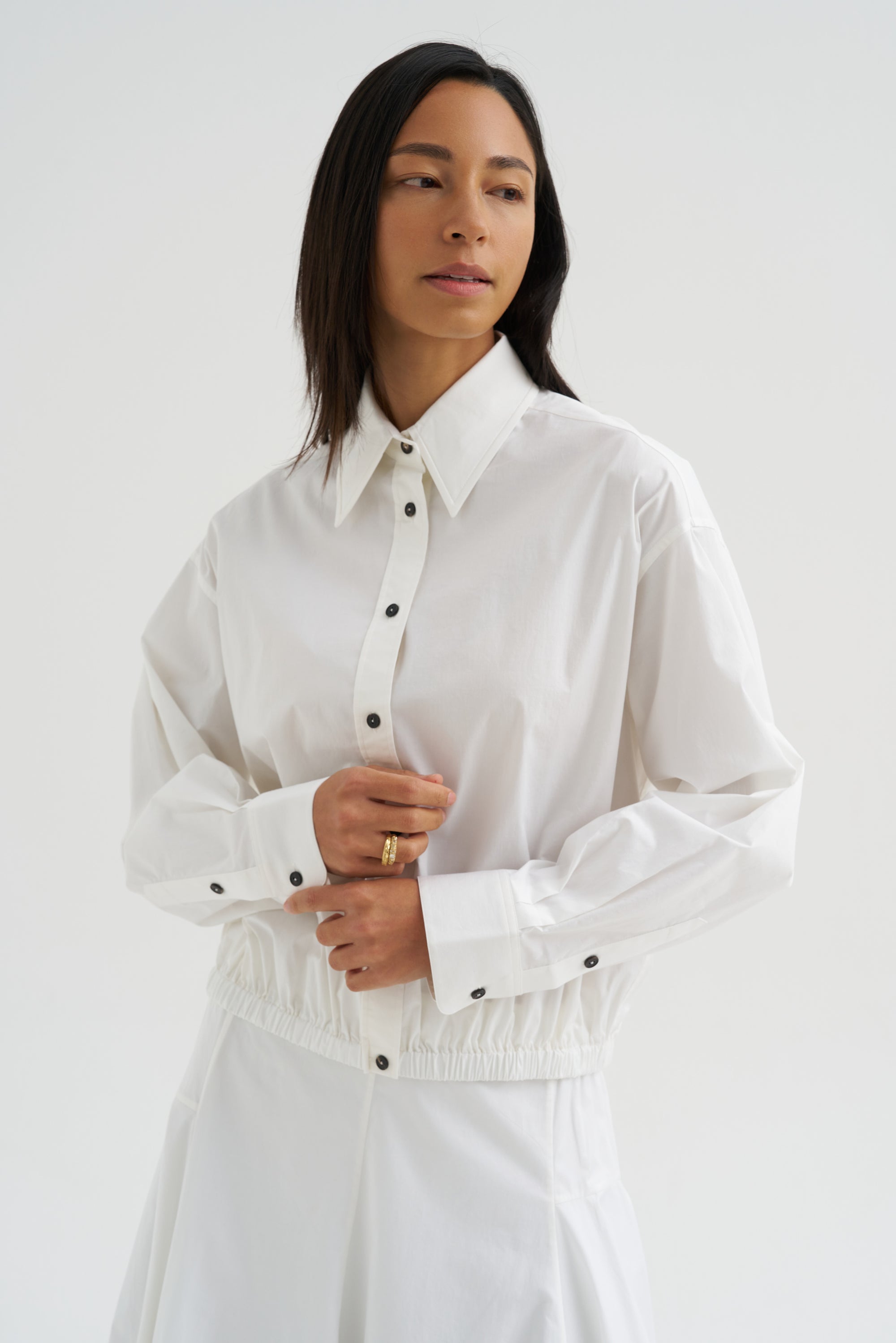 Bomber Shirt, White