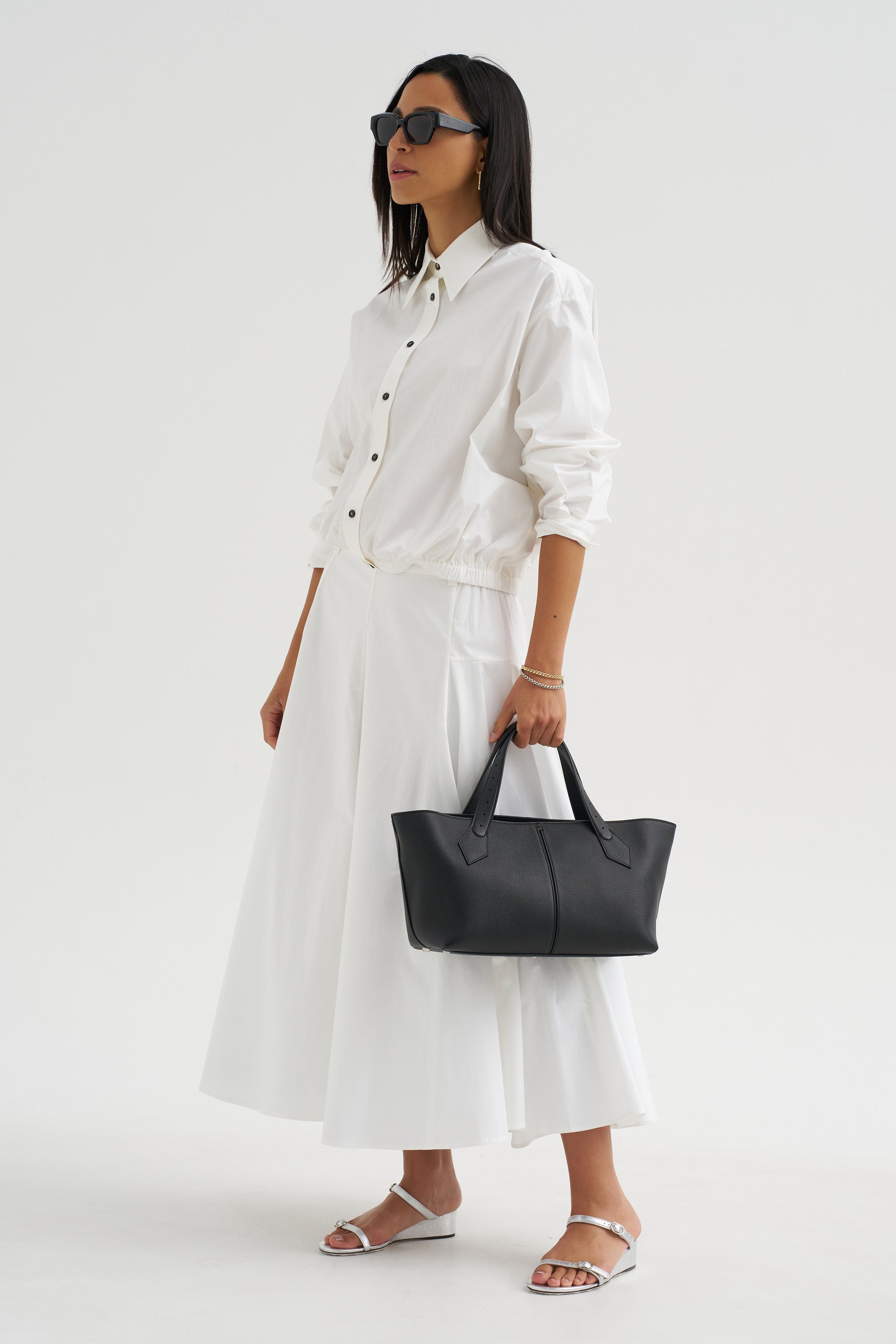 Bomber Shirt, White