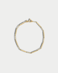 Deco Tubitos Bracelet, Yellow Gold