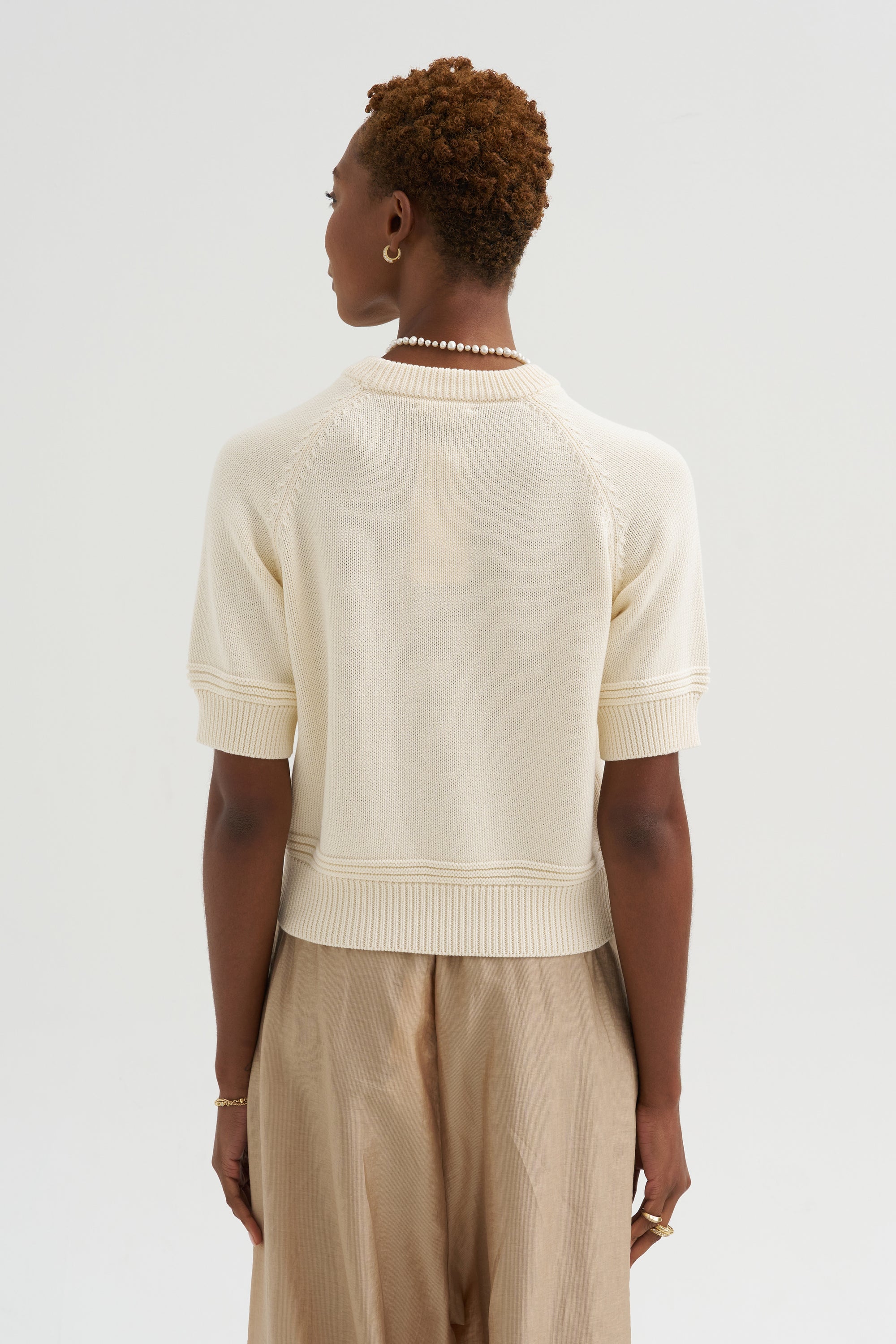 Daria Cotton Top, Off White