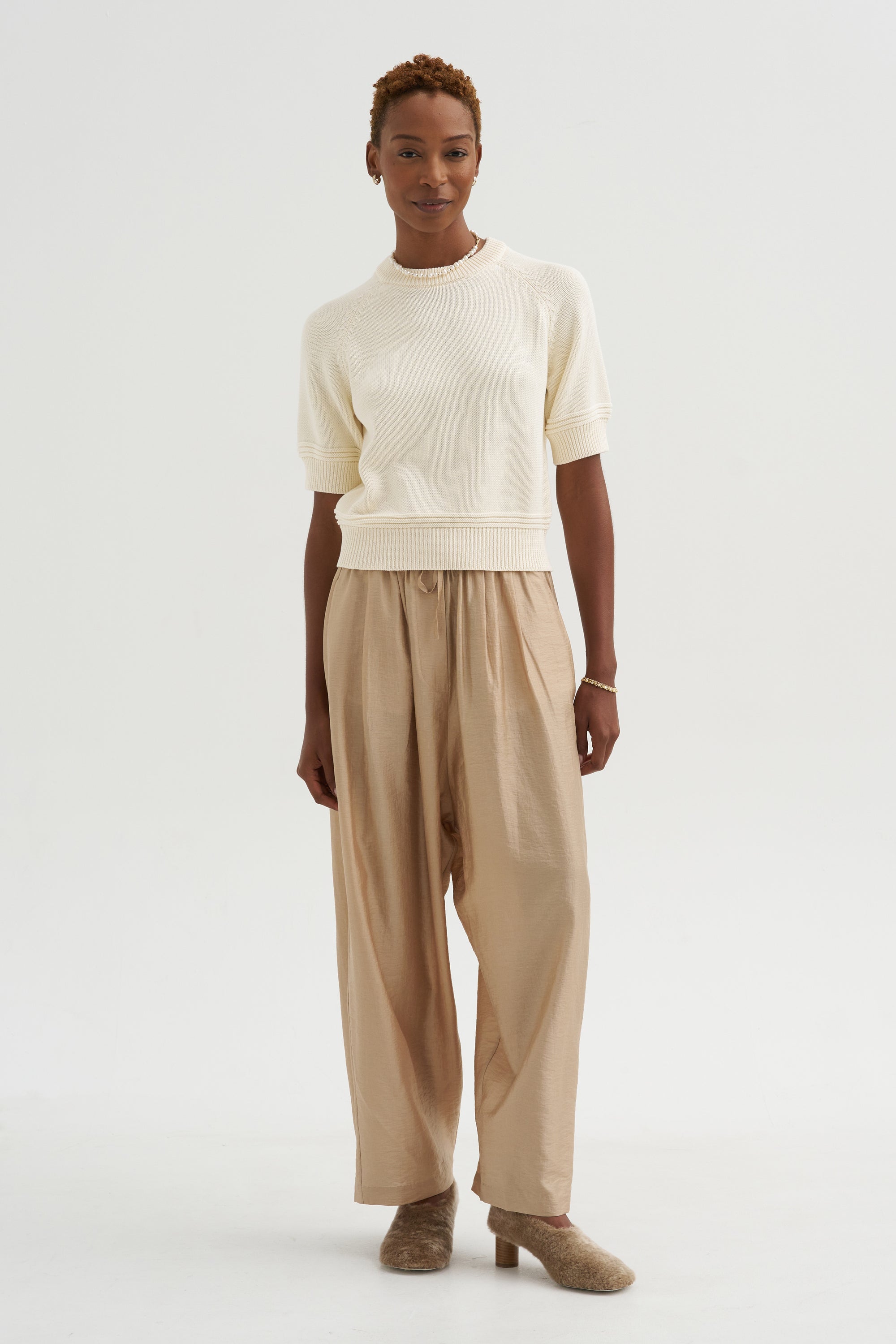Daria Cotton Top, Off White