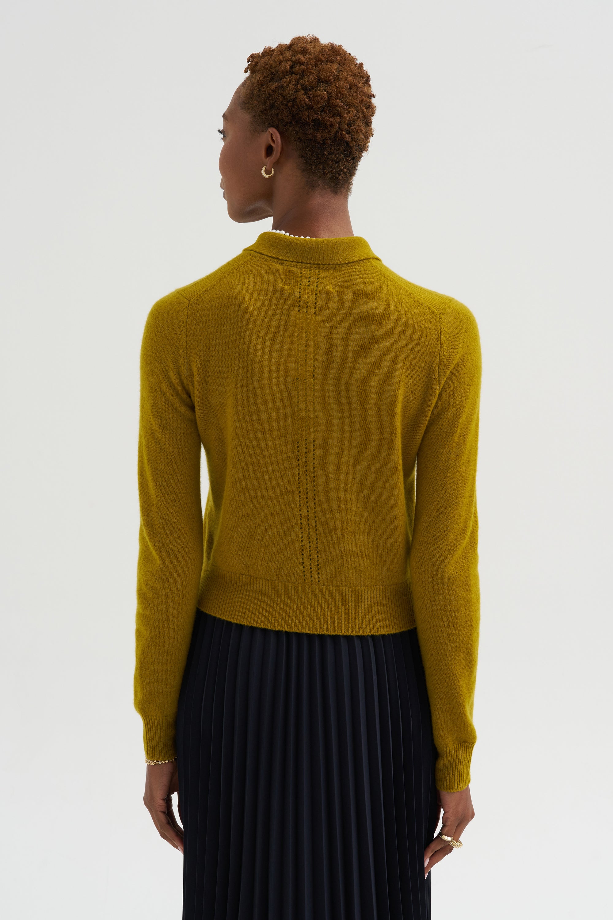 Wendy Cashmere Cardigan, Matcha
