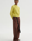 Chelsea - Solid Cotton Sweater, Citron