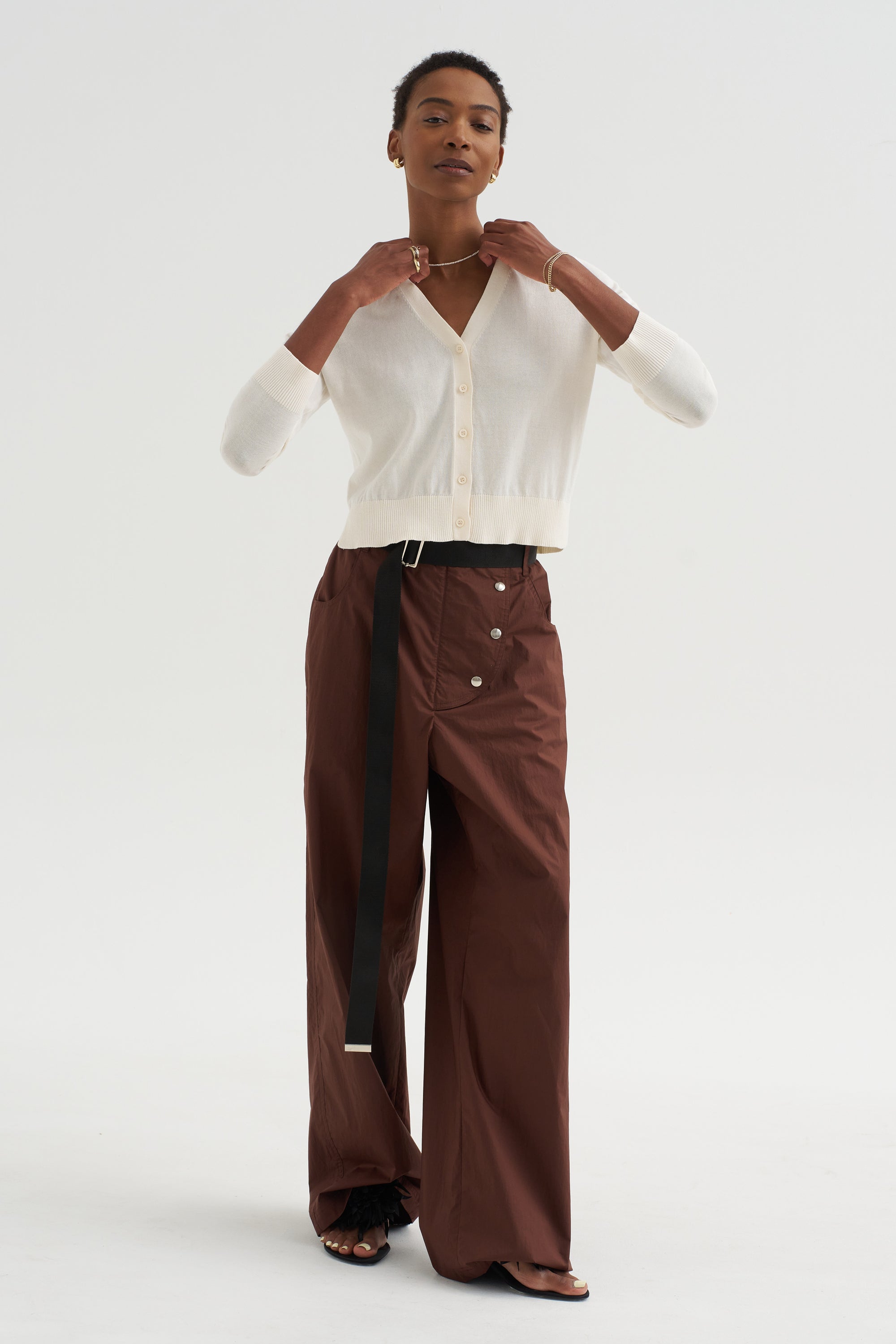 Soren - Cotton Cardigan, Off White