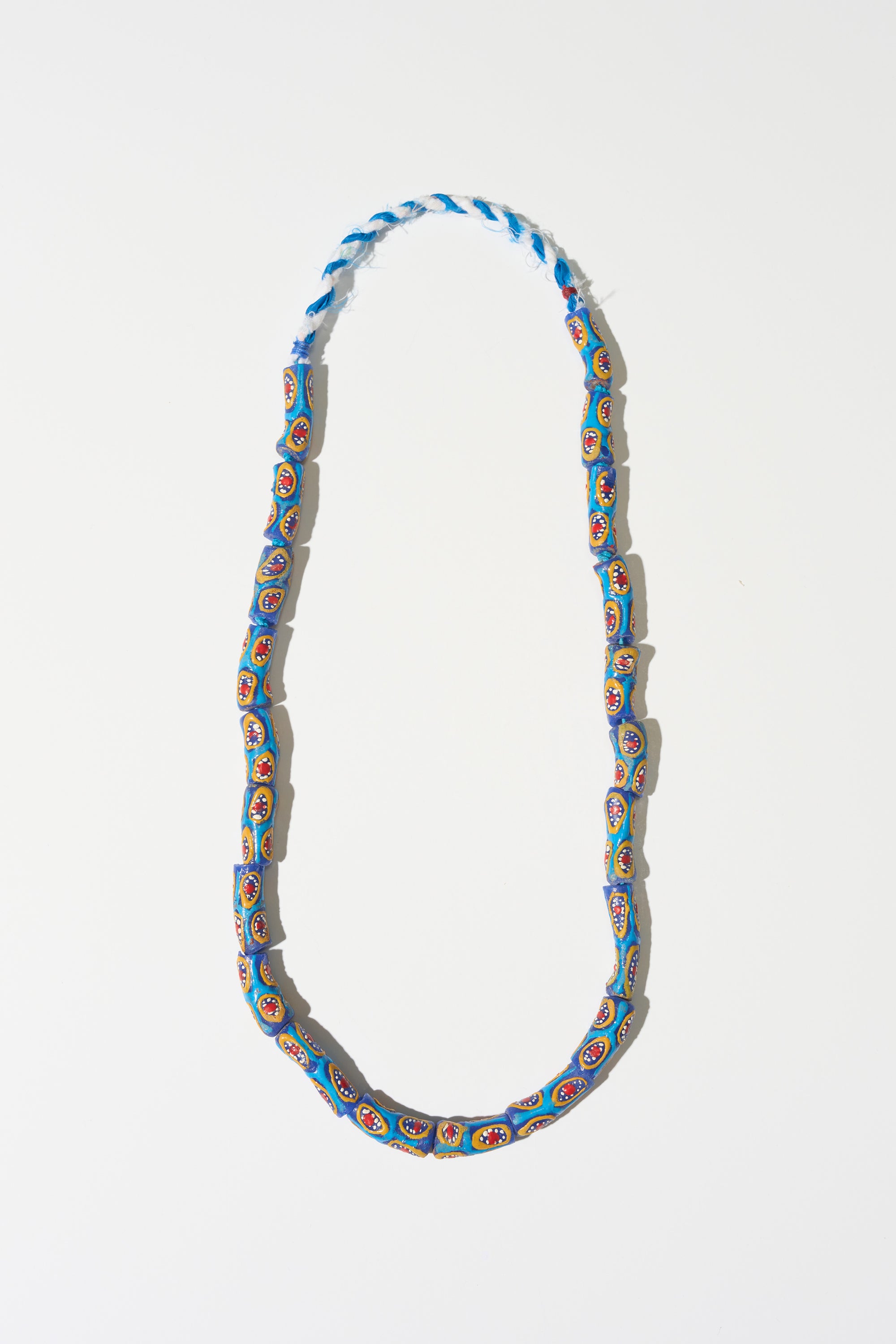 African Krobo, Blue Multi
