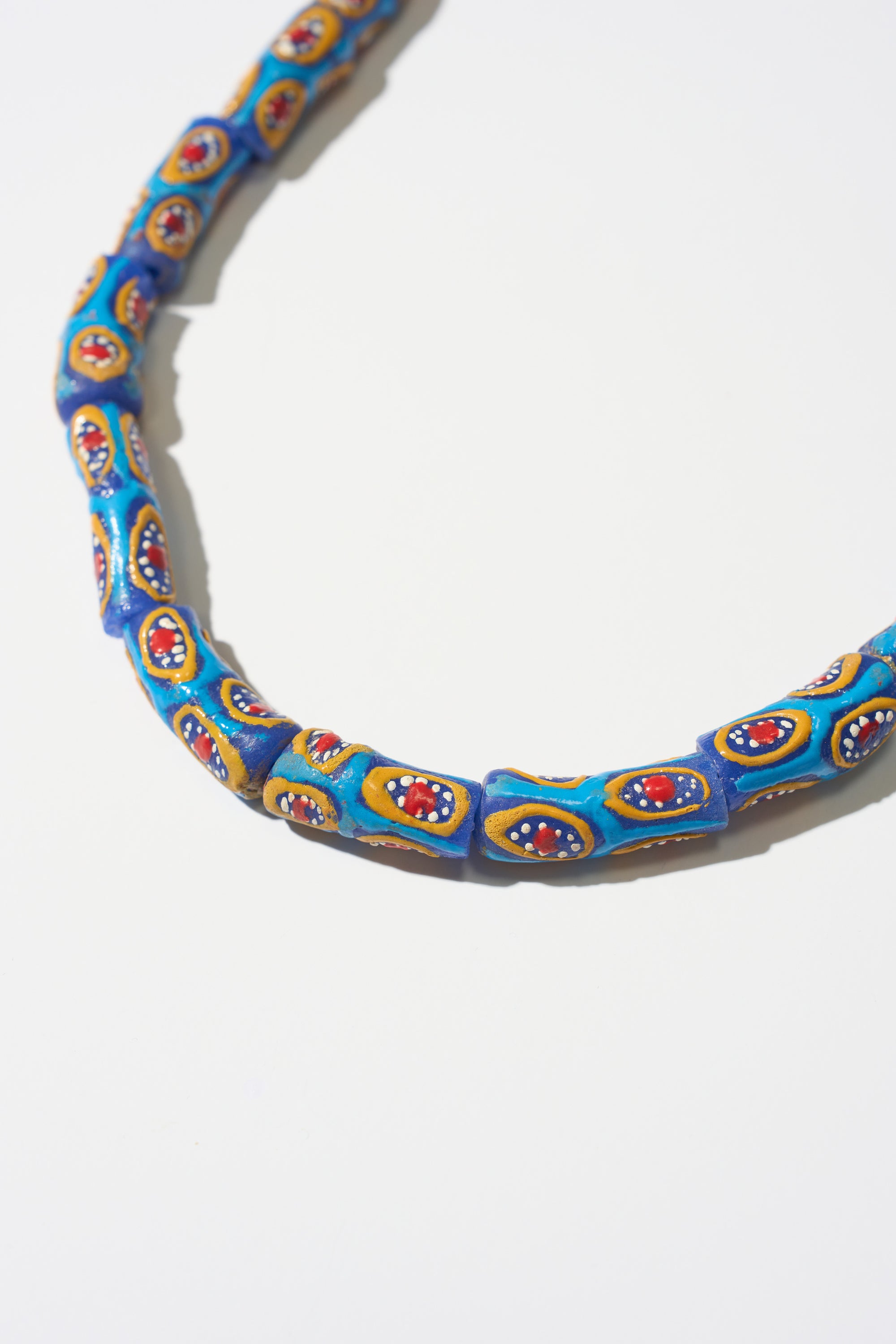 African Krobo, Blue Multi