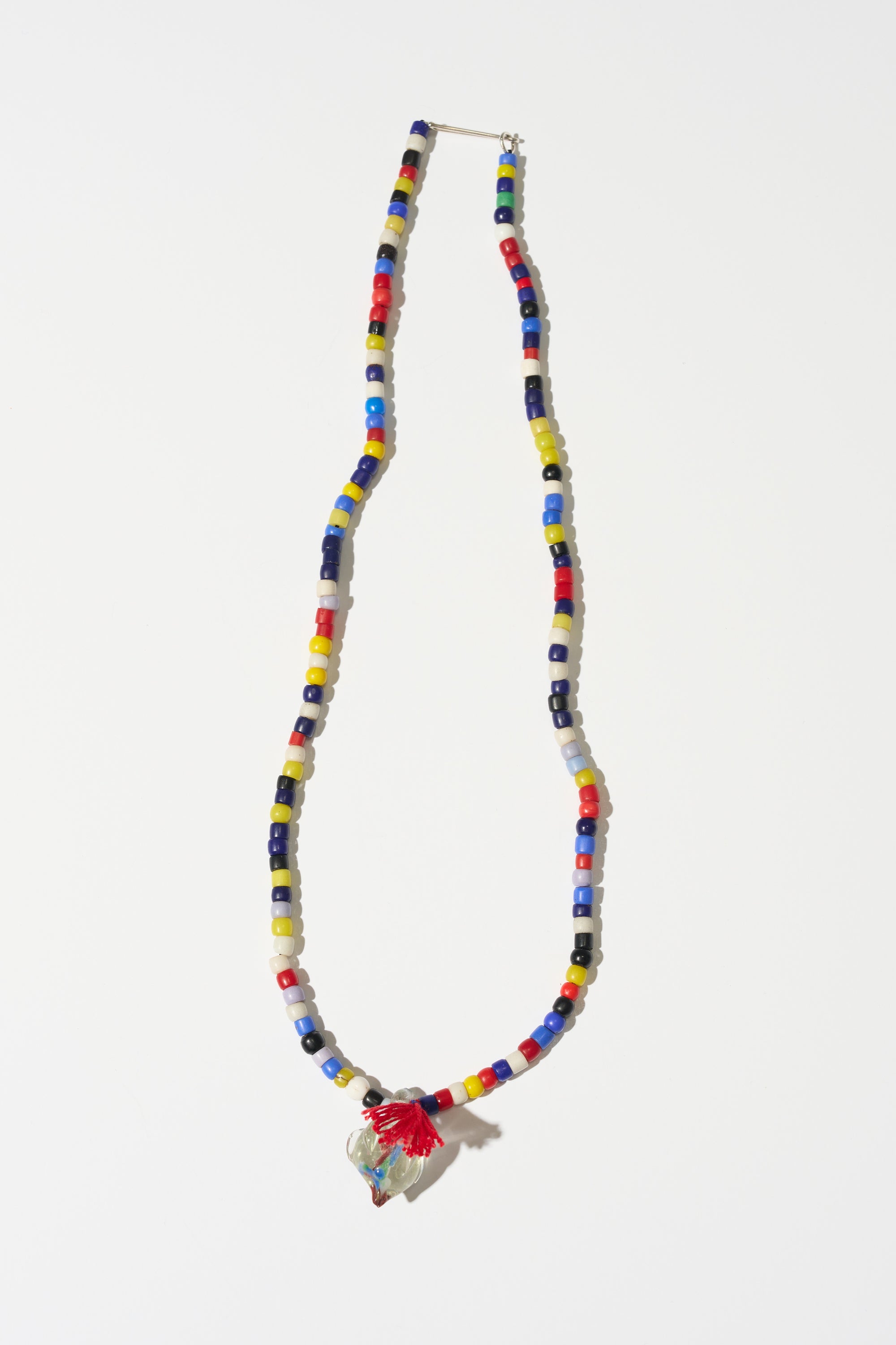 African Trade Old Afghan Charm, Multi
