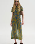 Printed Dress, Blue