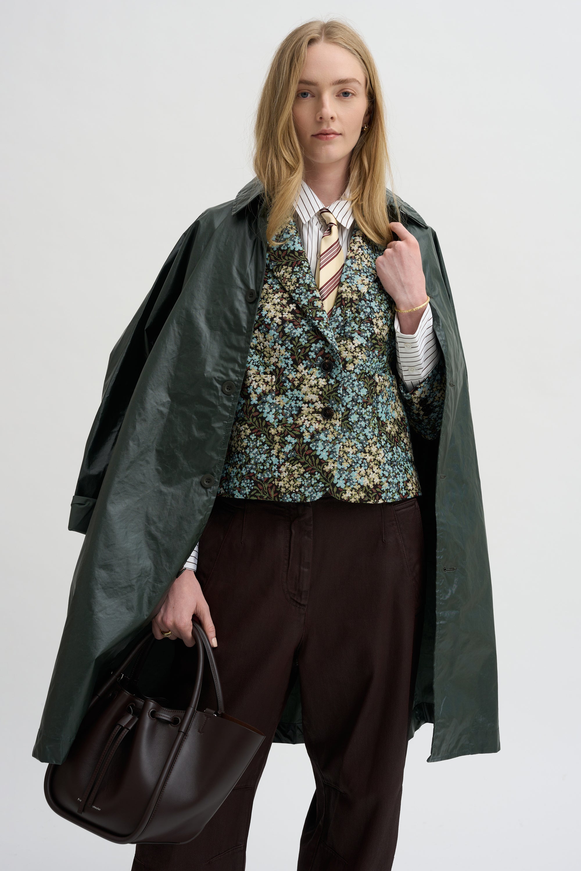 Tailored Jacquard Blazer, Sky