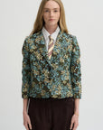 Tailored Jacquard Blazer, Sky