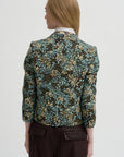 Tailored Jacquard Blazer, Sky