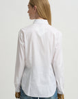 Embellished Cuff Shirt, White