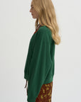 Layered V-Neck Sweatshirt