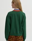 Layered V-Neck Sweatshirt