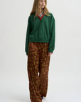 Layered V-Neck Sweatshirt
