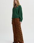 Layered V-Neck Sweatshirt