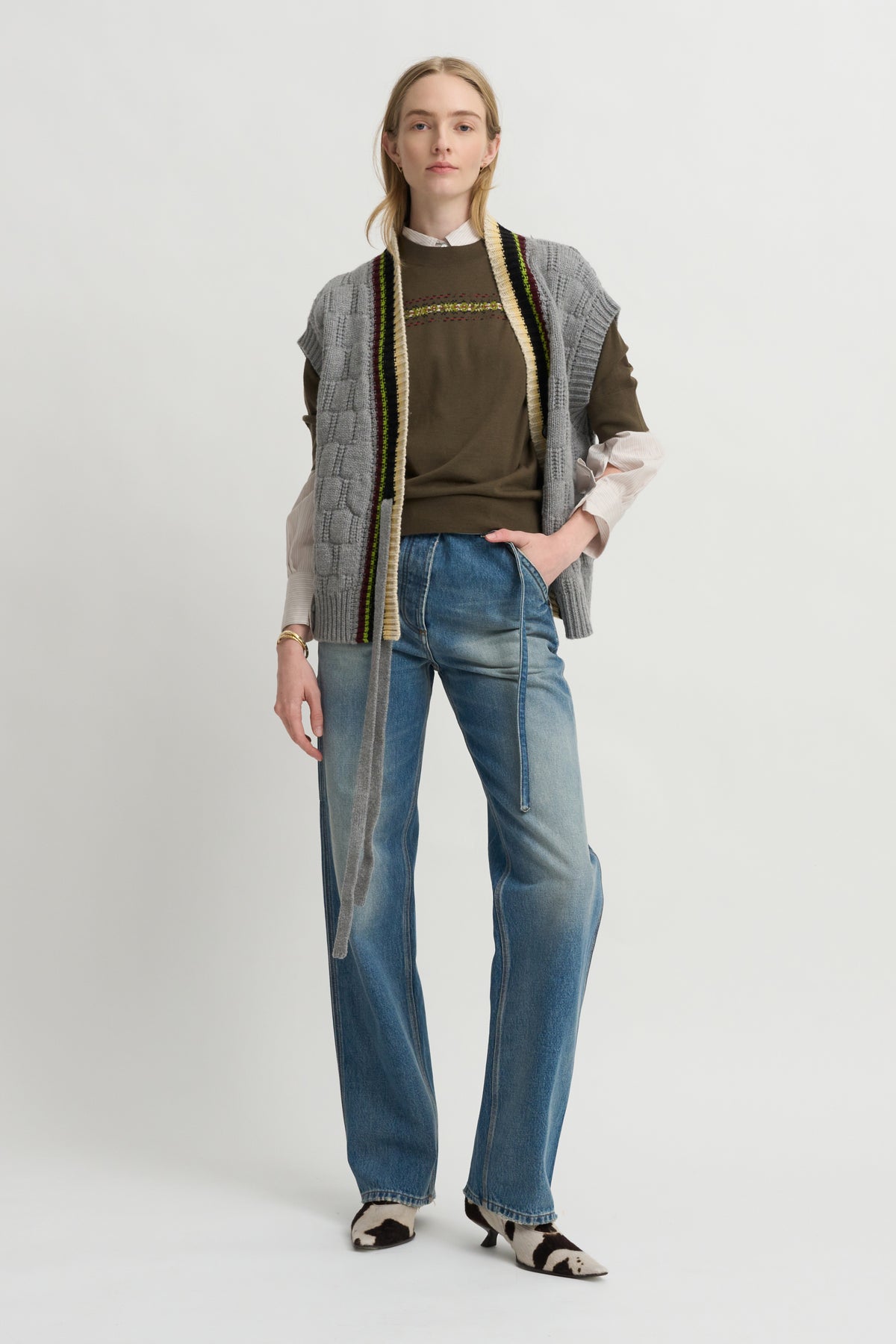 Short Sleeve Raglan Sweater, Forest