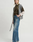 Short Sleeve Raglan Sweater, Forest