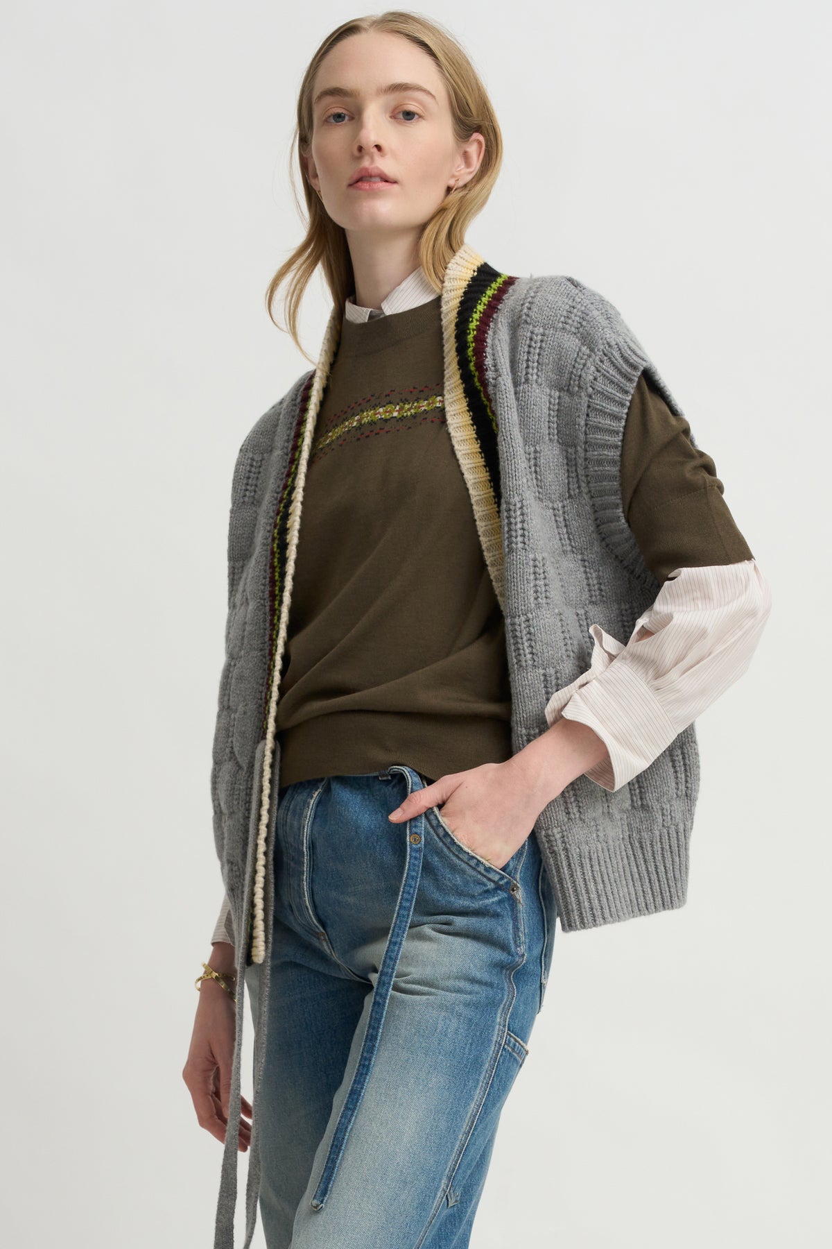 Short Sleeve Raglan Sweater, Forest