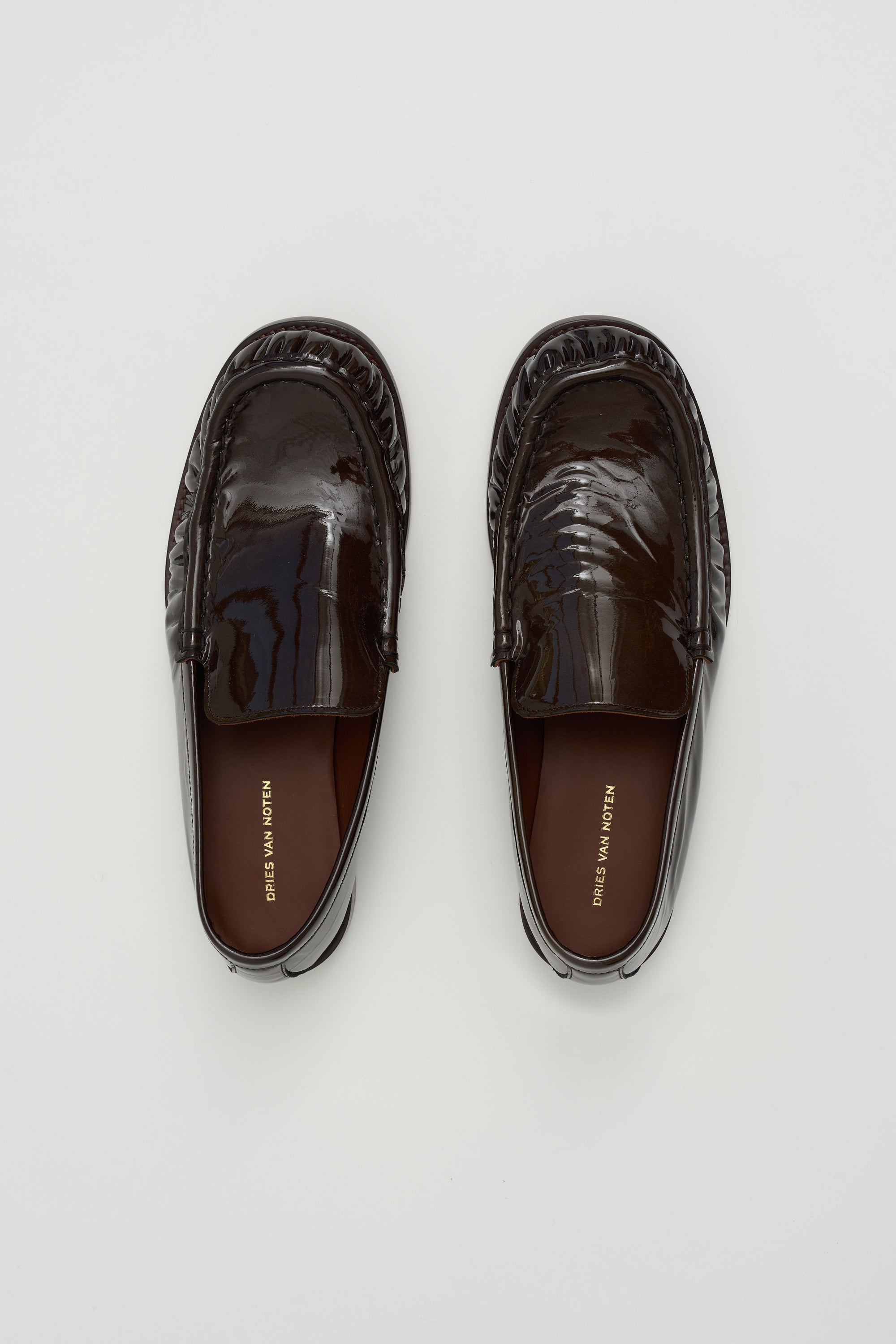 Ruched Loafer, Olive