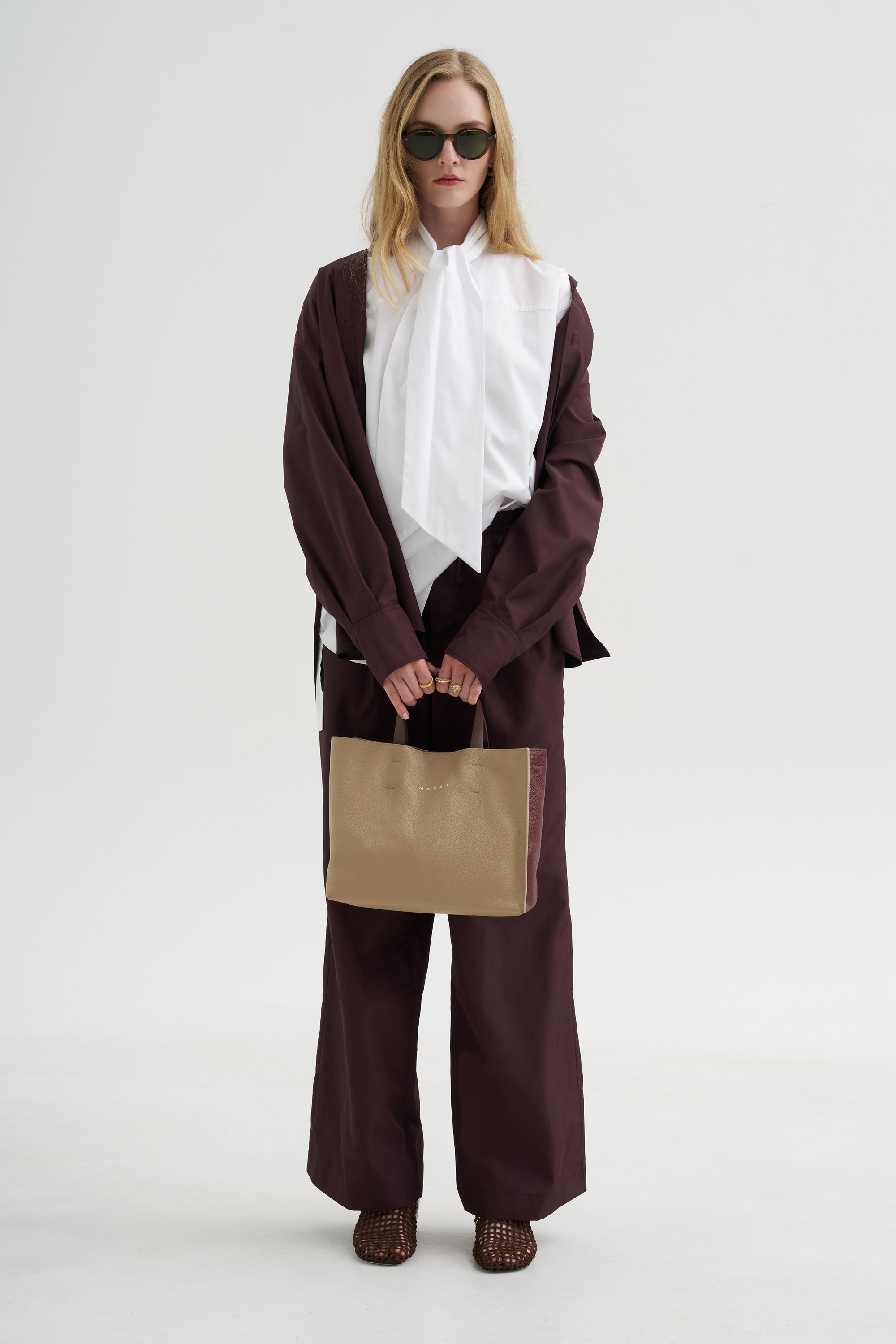 Scarf Top, White