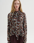 Printed Top, Brown